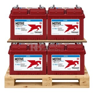 4 Bater�as Trojan 24TMX 12V 94Ah | Ciclo Profundo